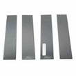 Load image into Gallery viewer, Putco 17-20 Ford SuperDuty - Crew Cab / SuperCab w/ Keypad Black Platinum Pillar Posts Classic - Back View