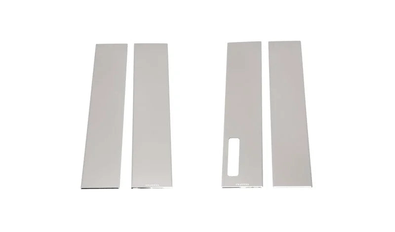 Putco 17-20 Ford SuperDuty - Crew Cab / SuperCab - w/Keypad Stainless Steel Pillar Posts Classic - Main Product View