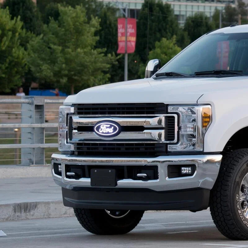 Putco 17-20 Ford SuperDuty Front Luminix Ford LED Emblem - w/o Camera CutOut - Additional View 5