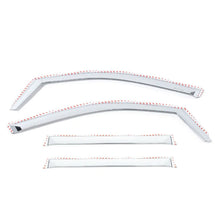 Load image into Gallery viewer, Putco 17-20 Ford SuperDuty - SuperCab (Set of 4) Element Chrome Window Visors - Back View
