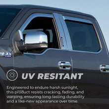 Load image into Gallery viewer, Putco 17-20 Ford SuperDuty - SuperCab (Set of 4) Element Chrome Window Visors - Additional View 9