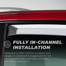 Load image into Gallery viewer, Putco 17-20 Ford SuperDuty - SuperCab (Set of 4) Element Chrome Window Visors - Additional View 10