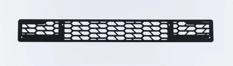 Putco 18-20 Ford F-150 - Hex Shield - Black Powder Coated Bumper Grille Inserts - Main Product View
