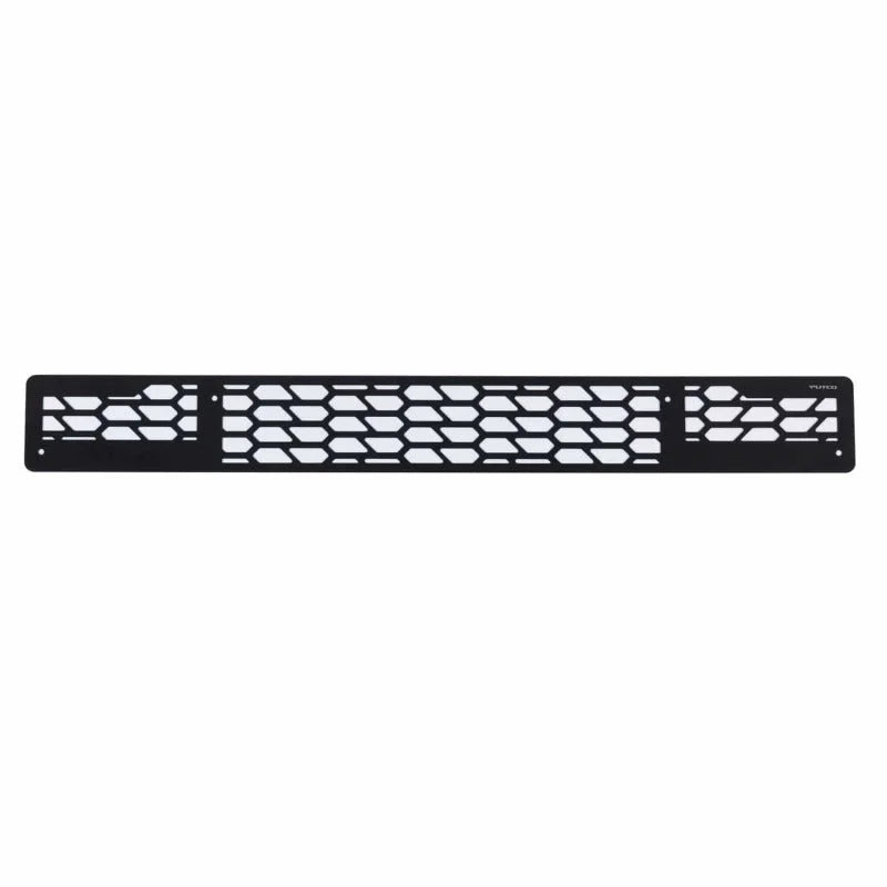 Putco 18-20 Ford F-150 - Hex Shield - Black Powder Coated Bumper Grille Inserts - Side View