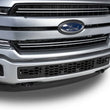 Load image into Gallery viewer, Putco 18-20 Ford F-150 - Hex Shield - Black Powder Coated Bumper Grille Inserts - Installation View