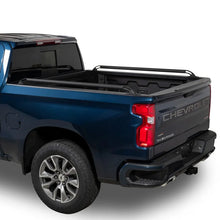 Load image into Gallery viewer, Putco 19-20 Chevy Silv LD / GMC Sierra LD - 1500 5.5ft Bed Locker Side Rails - Black Powder Coated - Side View