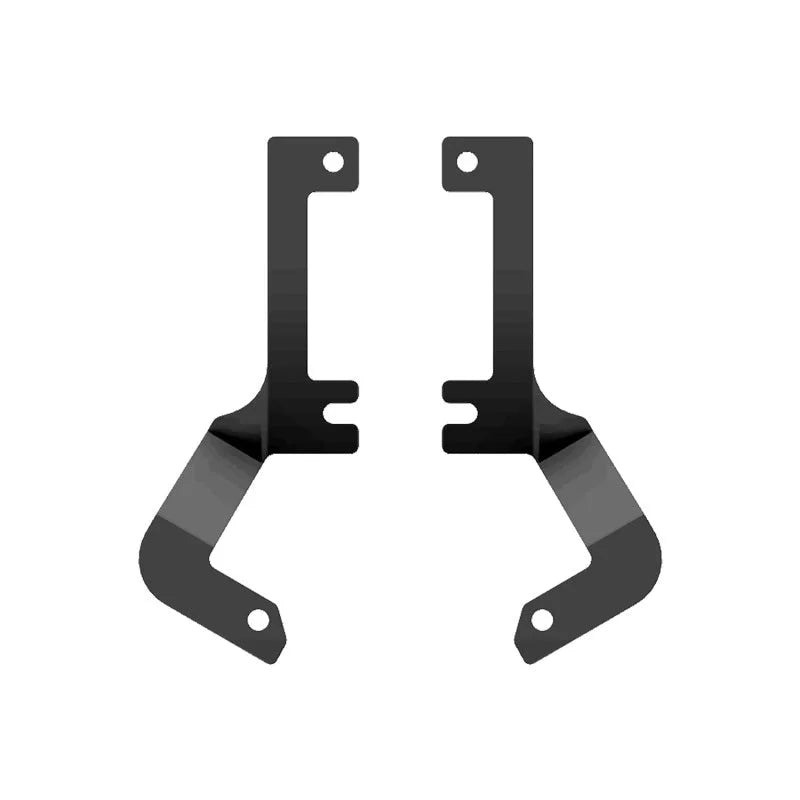 Putco 19-22 GMC Sierra 1500 Luminix Hood Brackets (Works w/ Luminix Block Lamps PN 10004 or 10007) - Back View