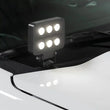 Load image into Gallery viewer, Putco 19-22 GMC Sierra 1500 Luminix Hood Brackets (Works w/ Luminix Block Lamps PN 10004 or 10007) - Installation View