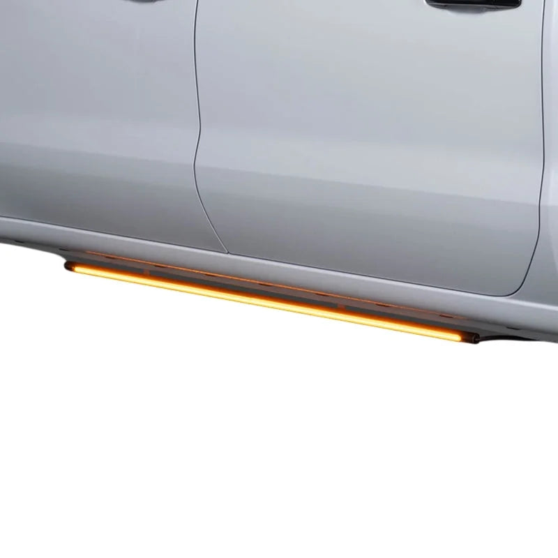 Putco 2011-2022 Dodge Durango Blade Rocker Kits Sideliners - Amber/White w/ White Override - Main Product View