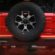 Load image into Gallery viewer, Putco 2019+ Ram 1500/Jeep Wrangler JK/JL 18in Red Split Blade LED Tailgate Light Bar (Pair) - Side View