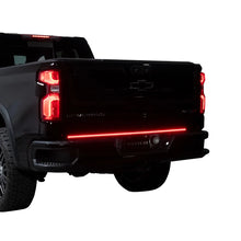 Load image into Gallery viewer, Putco 2019+ Silverado/Sierra 60in Red Light Blade Direct Fit Kit Red - Side View