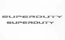 Load image into Gallery viewer, Putco 2023 Ford Super Duty Hood Lettering Ford Lettering Emblems (Black Platinum) - Side View