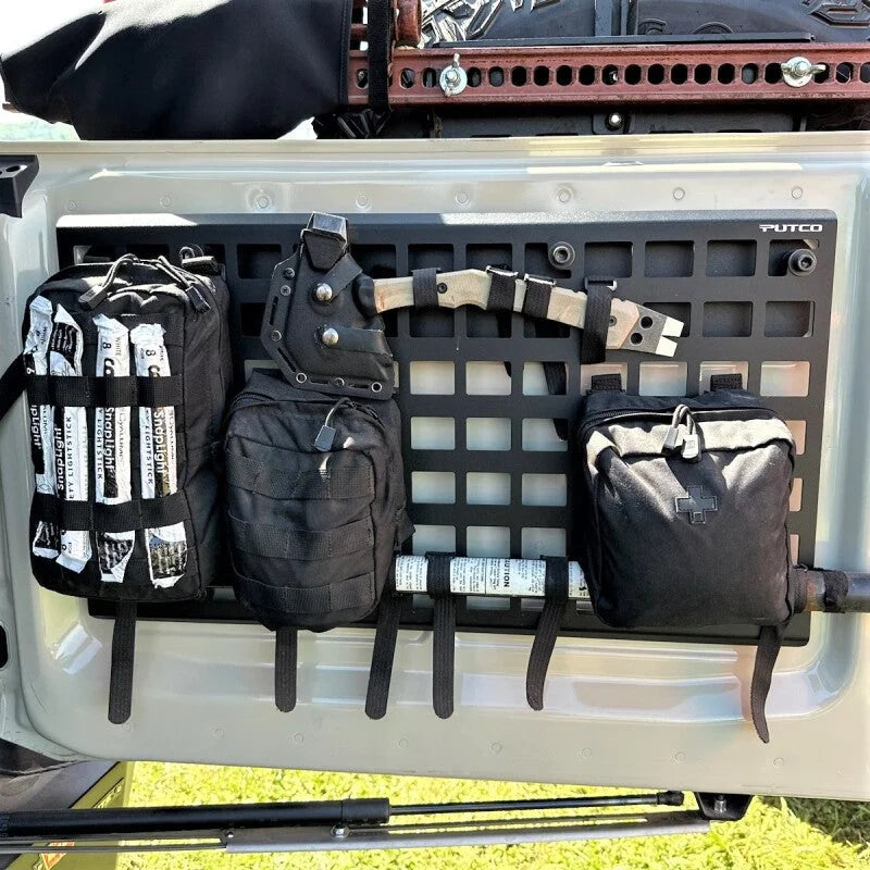 Putco 21-22 Ford Bronco Molle - Tailgate Panel - Side View