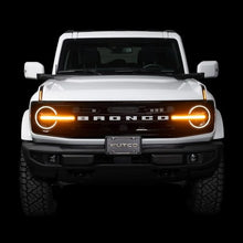 Load image into Gallery viewer, Putco 22-24 Ford Bronco Luminix DRL LED Light Hood Limb Riser (Factory Hood Side Hinge Replacments) - Back View