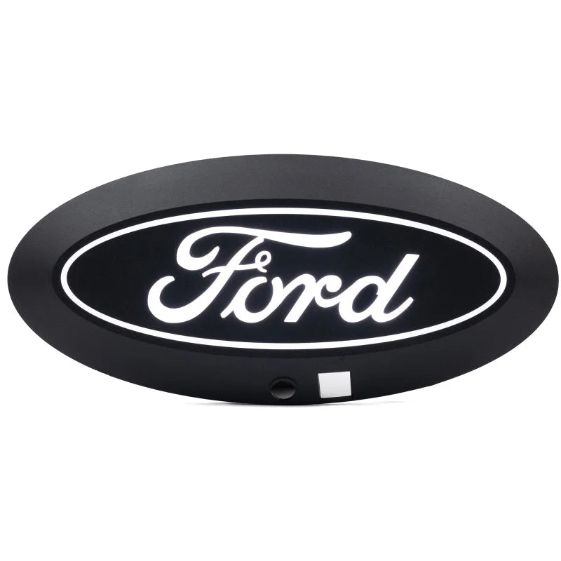 Putco 23-24 Ford Super Duty Front Luminix Ford Led Grille Emblems - Installation View