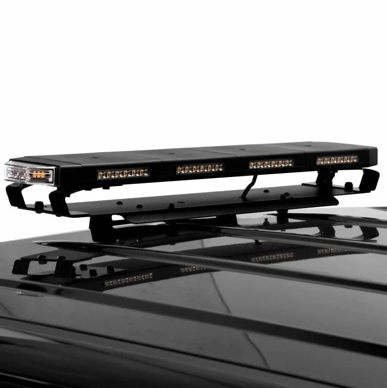 Putco 24in Hornet Light Bar - (Amber) LED Stealth Rooftop Strobe Bar - Side View