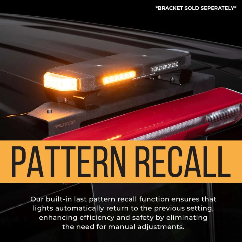 Putco 24in Hornet Light Bar - (Amber) LED Stealth Rooftop Strobe Bar - Additional View 9
