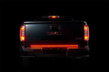 Load image into Gallery viewer, Putco 48in Red Blade LED Tailgate Light Bar for Ford Turcks w/ Blis and Trailer Detection - Installation View