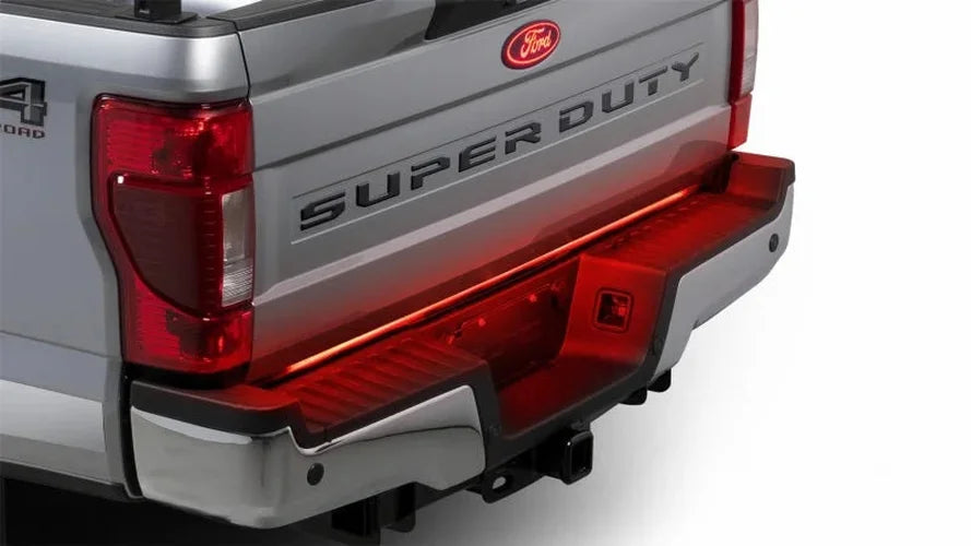 Putco 07-18 Chevy Silv 1500/08-15 Ford SuperDuty 60in Light Blade Direct Fit Kit Red/Amber/White - Side View