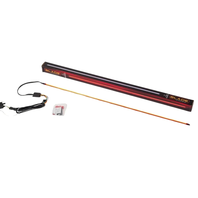 Putco 60in Red Blade LED Tailgate Light Bar for Ford Turcks w/ Blis and Trailer Detection - Back View