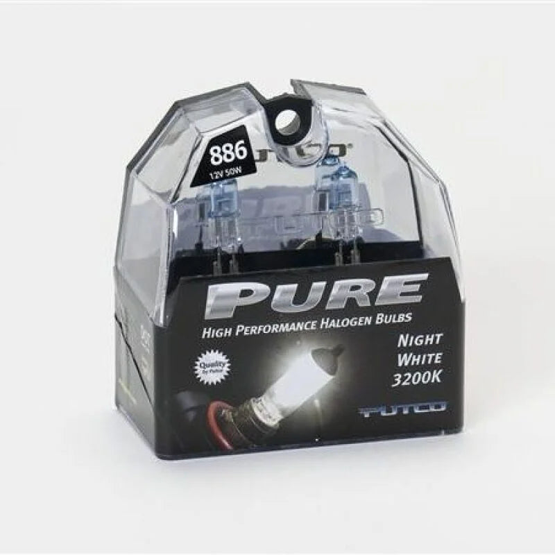 Putco Double White H1 - Pure Halogen HeadLight Bulbs - Side View