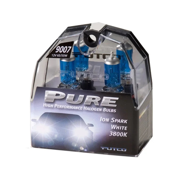 Putco Double White H1 - Pure Halogen HeadLight Bulbs - Back View