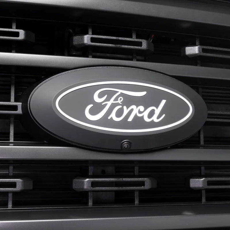 Putco Ford F-150 Front Emblem - With camera cutout (No Spray washer) - Detail View