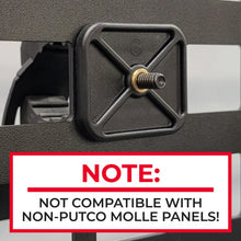 Load image into Gallery viewer, Putco Full Set of MOLLE Mount Grip kit (Set of 5 - x2 Small - x2 Medium - x1 Large) - Detail View