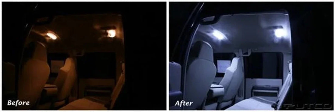 Putco 08-10 Ford SuperDuty Ext Cab or Crew Cab Premium LED Dome Lights (Application Specific) - Back View