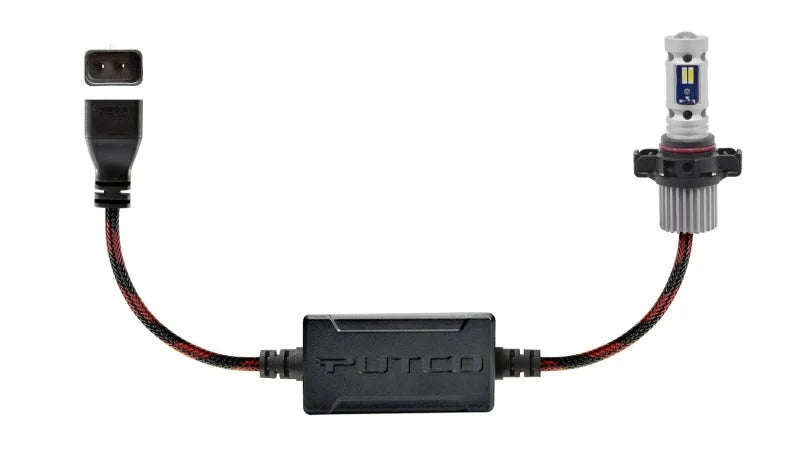 Putco Nitro 360 Fog Light Bulbs - White/Yellow - H16 - Back View