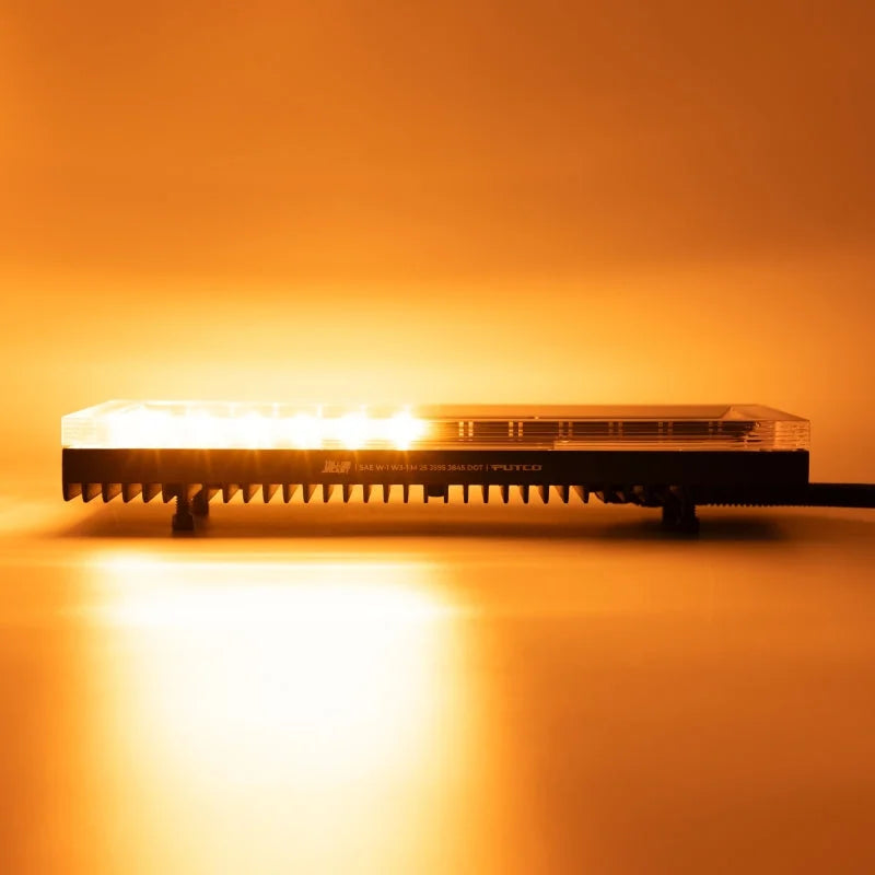 Putco Universal Yellow Jacket 12in x 4.5in Strobe Light Bar - Yellow/White - Main Product View