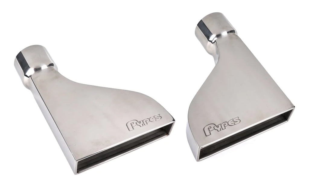 Pypes Performance exhaust 3in Exhaust Tips Pair Stainless