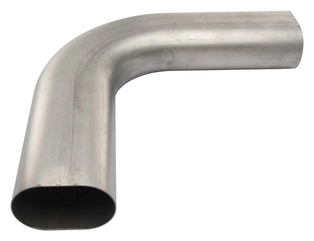 Pypes Performance exhaust 3in Oval Tubing 90Degree Horizontal Bend PVM42