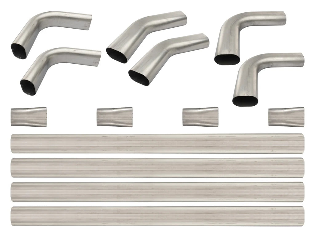 Pypes Performance exhaust 3in Oval Tubing Builders Kit SVV43