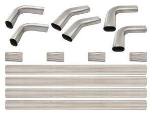 Pypes Performance exhaust 3in Oval Tubing Builders Kit SVV43