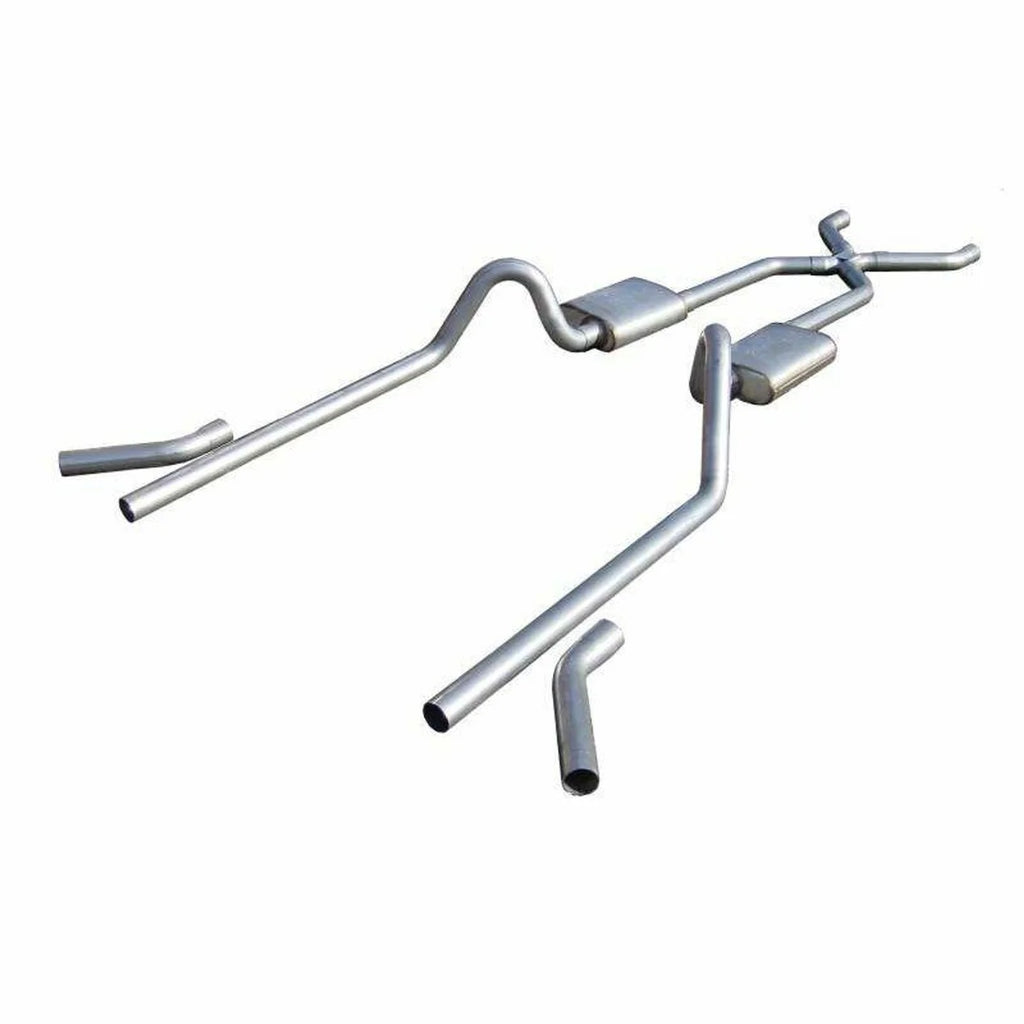 Pypes Performance exhaust 55-57 Chevy 2.5 Exhaust Pocket Kit w/X-Pipe
