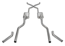 Load image into Gallery viewer, Pypes Performance exhaust 55-57 Chevy 3in Exhaust w/H-Pipe