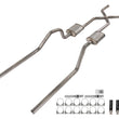 Load image into Gallery viewer, Pypes Performance exhaust 65-70 Chevy B-Body X-Pip Crossmember Back Exhaust