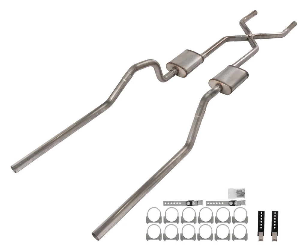 Pypes Performance exhaust 65-70 Chevy B-Body X-Pip Crossmember Back Exhaust