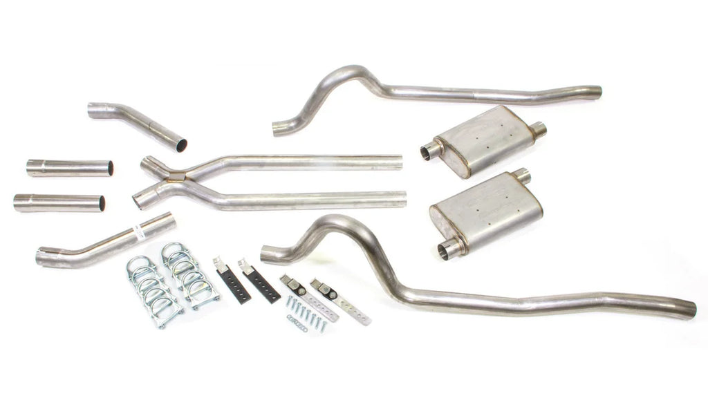 Pypes Performance exhaust 67-74 Mopar A-Body 2.5in V8 Exhaust System w/XPip