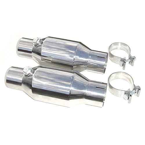 Pypes Performance exhaust Catalytic Coverter kit Pair 2.5in Hi Flow CVM10K