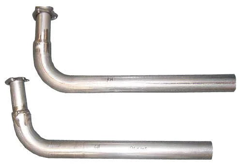 Pypes Performance exhaust Corvette C3 SBC Ram Horn Downpipes 2.5in DCC10S