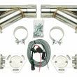 Load image into Gallery viewer, Pypes Performance exhaust Dual Electric Exhaust Cutout 3in w/Y-Pipes