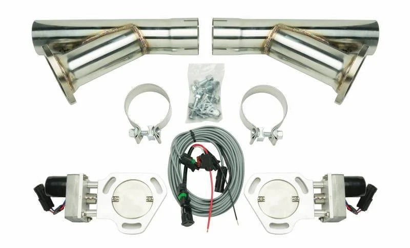 Pypes Performance exhaust Exhaust Cutout Kit Dual w/YPipe 2.5in Pair