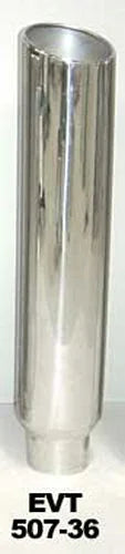 Pypes Performance exhaust Exhaust Stack 5in x 7in 36in L Polished