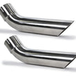 Load image into Gallery viewer, Pypes Performance exhaust Exhaust Tips Slip Fit 3in Pair (Short)