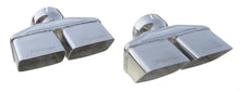 Load image into Gallery viewer, Pypes Performance exhaust Exhaust Tips Slip Fit 3in Dual Rectangle Slant EVT88