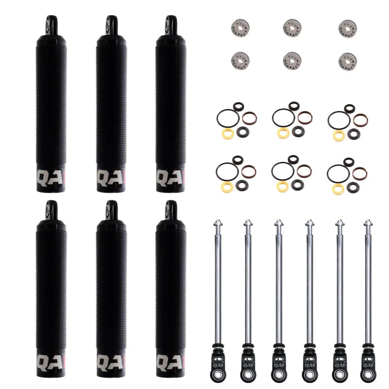 QA1 16.25 Eye-B/Eye-B V-None Dry LD Piston Shock Large Aluminum Coilover 11.38 - 6 Pack - Main Product View