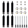 Load image into Gallery viewer, QA1 18.25 Eye-B/Eye-B V-None Dry LD Piston Shock Large Aluminum Coilover 12.38 - 6 Pack - Main Product View