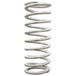 Load image into Gallery viewer, QA1 2-1/2in ID High Travel Spring - 12in Length x 600lbs/in - Silver Powder Coated - Side View